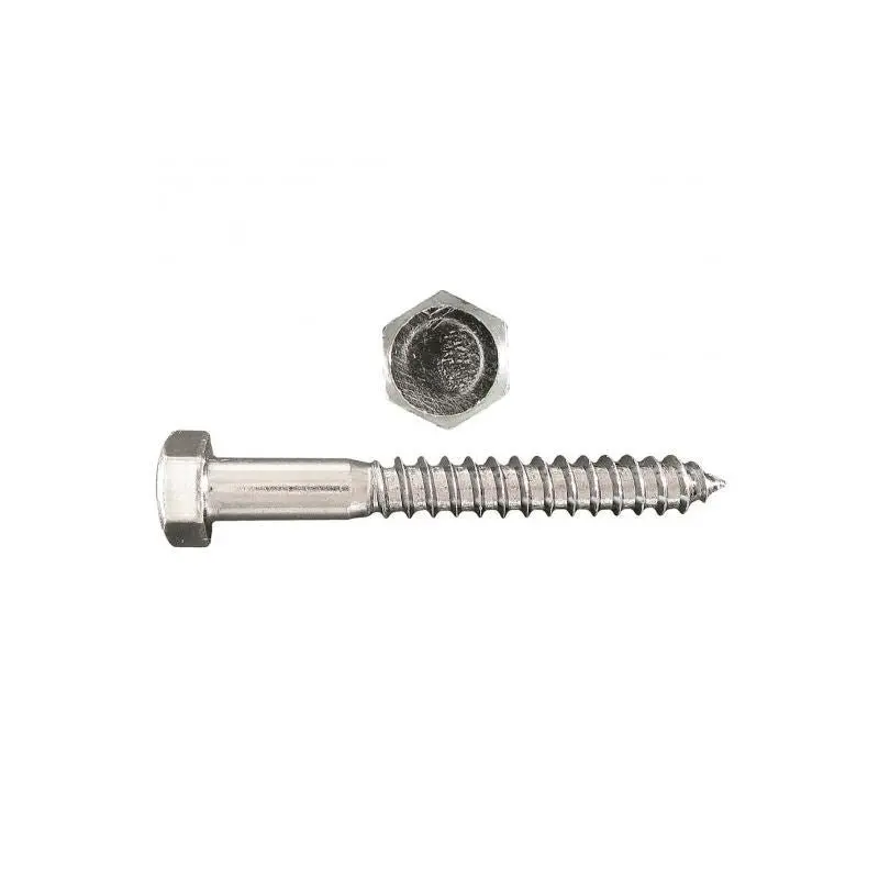 1/4-Inch Zinc-Plated Hex Head Lag Bolts – Structural Wood Fasteners 1