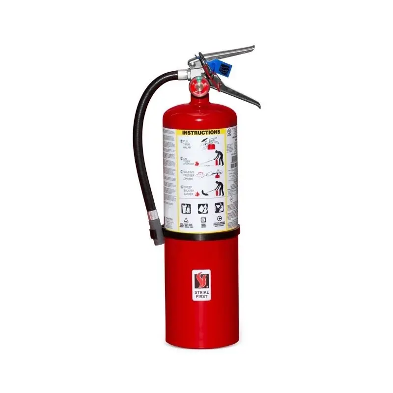 10-Pound Abc Dry Chemical Fire Extinguisher With Wall Bracket 1