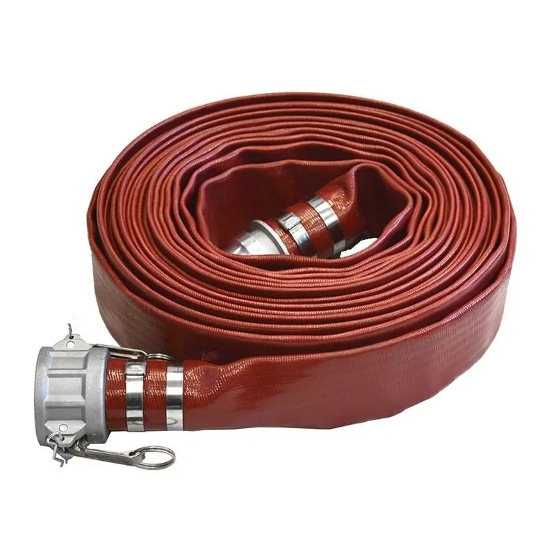 3-Inch Diameter X 50-Foot Brown Heavy-Duty Discharge Hose For Drainage And Transfer 1