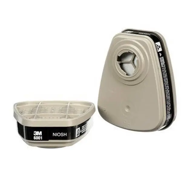 3M 6001 Organic Vapor Cartridge For Respirators – Compatible With 6000 Series Masks 1