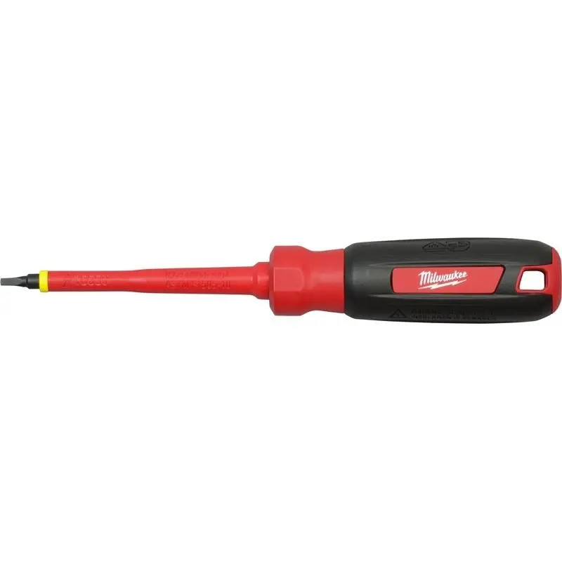 4-Inch 1000V Insulated Square Screwdriver – #2 Tip, High-Voltage Rated 1