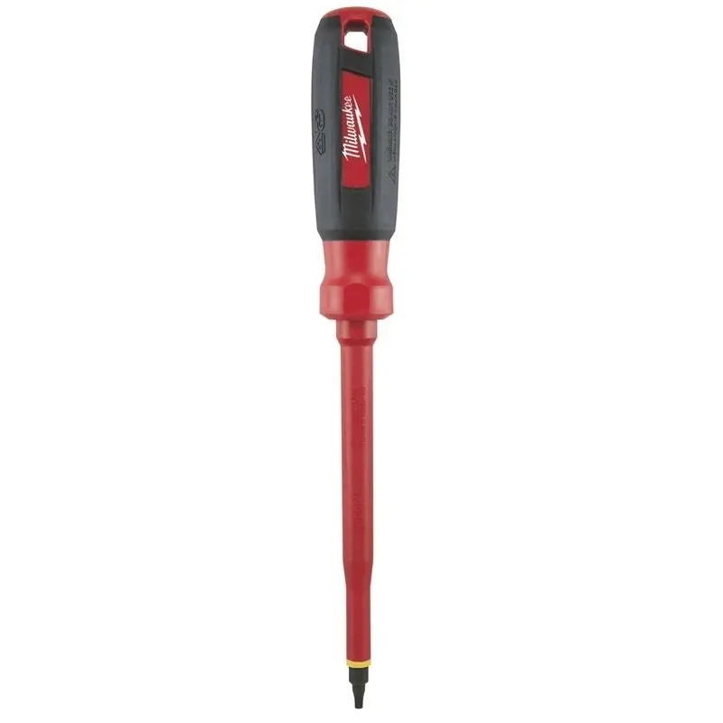 6-Inch 1000V Insulated Square Screwdriver – #3 Tip, Electrician-Grade Safety 1