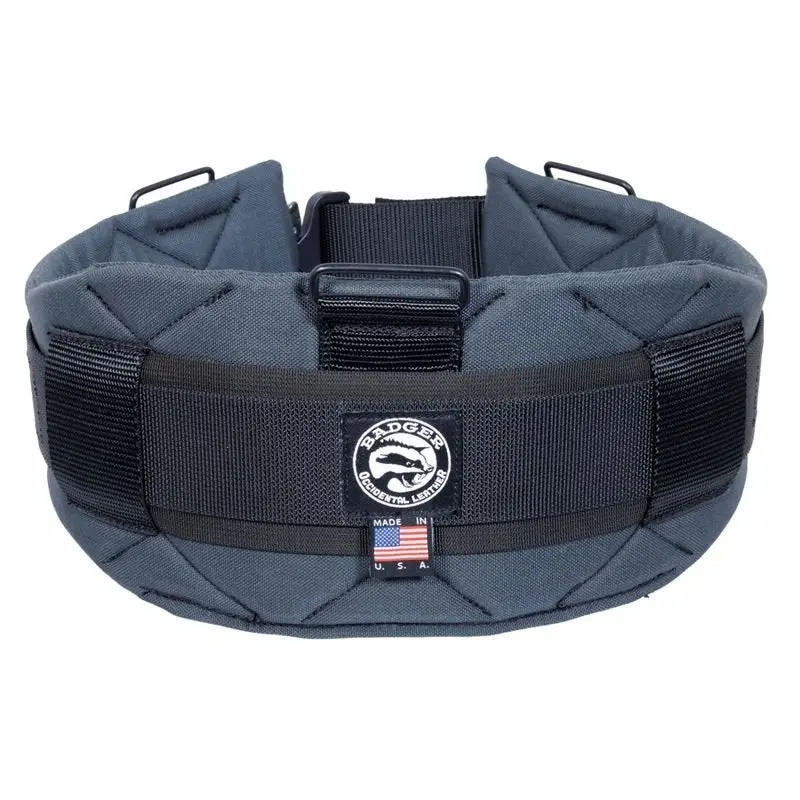 Badger Gunmetal-Finish Padded Work Belt – Durable, Stylish Tool Support 1