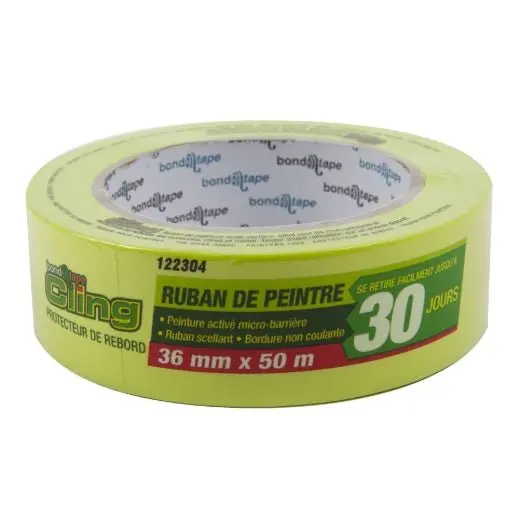 Bond-N-Tape Cling Edge Guard Painter’S Tape – 36 Mm × 50 M, No-Residue Adhesion 1