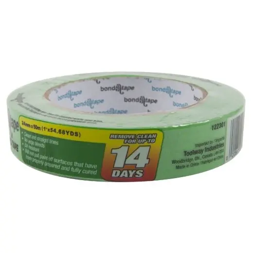 Bond-N-Tape Green Painter’S Tape – 24 Mm × 50 M, Precision Edge Control 1