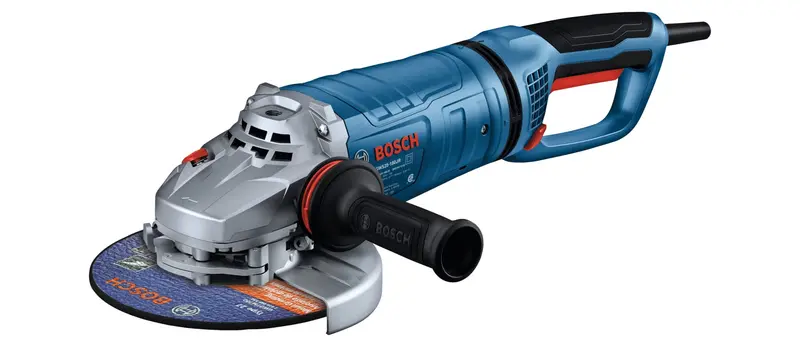 Bosch Gws25-180Jr 7-Inch Angle Grinder – 15 Amp Corded Grinder With Lock-On Trigger 1