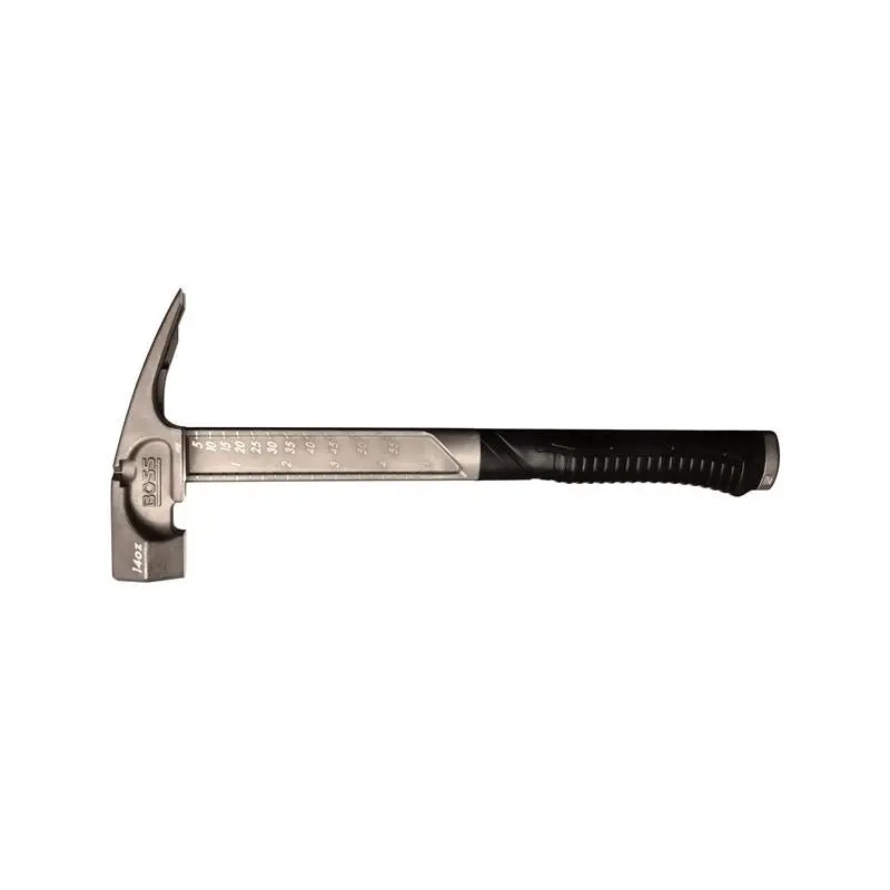 Boss Hammer Bh14Tis 14 Oz Titanium-Face Smooth-Face Hammer – Pro Series 1