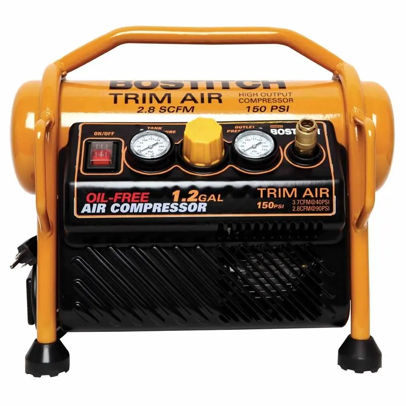 Bostitch 1.2-Gallon Trim Air Compressor – 120 Psi Max 1