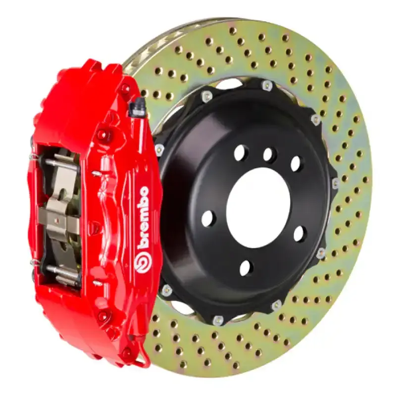 Brembo Gt Brake Kit – Front 355X32Mm Drilled Rotors & 4-Piston Calipers For Bmw 325I (2006–2012) 1