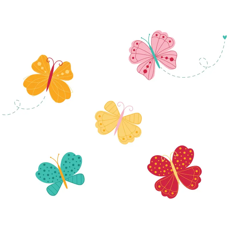 Catherine Pooler Bright Butterflies Clear Stamp Set – 14-Piece Collection #1 1