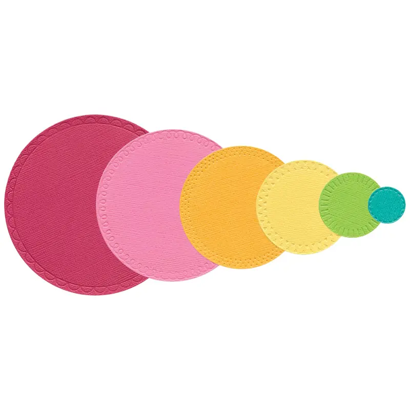Catherine Pooler Framelits Border Party Circles – 6-Piece Die Set 1
