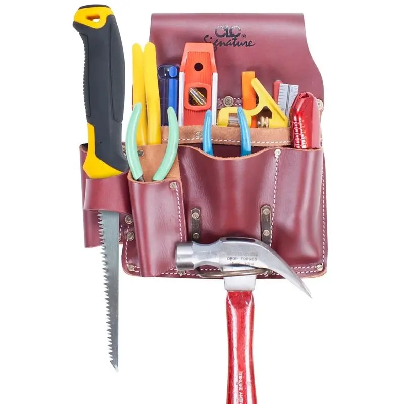Clc 21485 11-Pocket Drywall Specialist’S Heavy-Duty Leather Tool Pouch 1