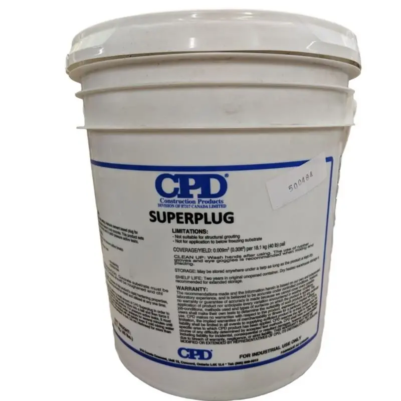Cpd Superplug Fast-Setting Structural Anchoring Compound – 18 Kg Pail 1