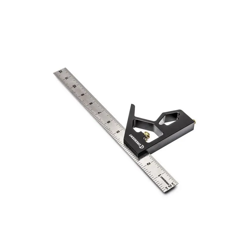 Crescent 12-Inch Combination Square With Dual-Scale Layout Edge 1
