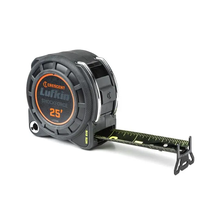 Crescent Shockforce Nite Eye G1 Dual-Sided Tape Measure – 1-3/16" X 35', Glow-In-The-Dark Blade (L1135B-02) 1