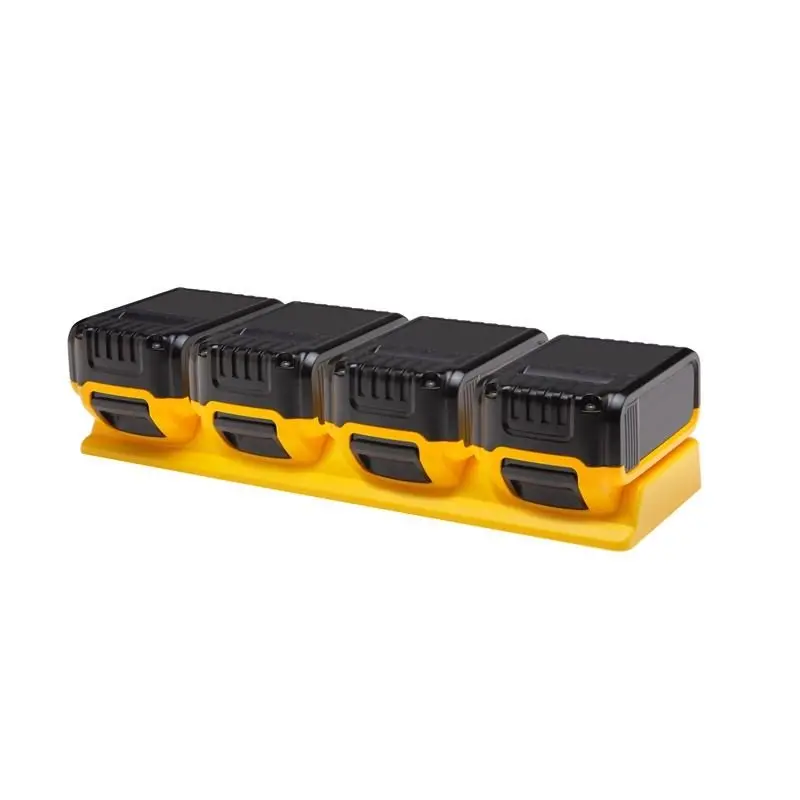 Dewalt 18V/20V Quad-Battery Storage Holder 1