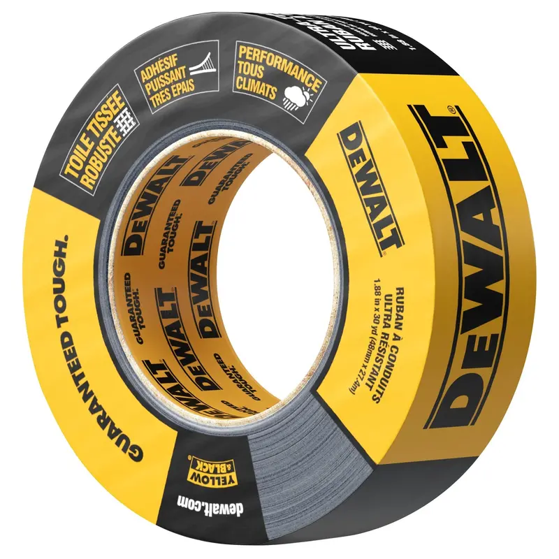 Dewalt Dxat9081 Black Duct Tape – 1.88" X 30 Yards 1