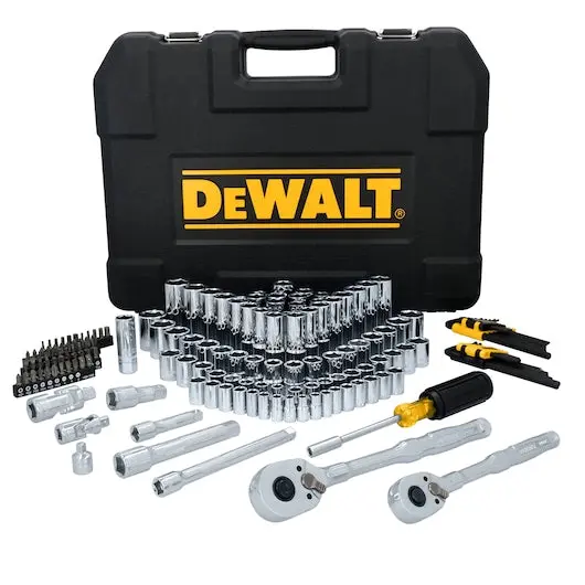 Dewalt Toughseries 3-Drive Mechanics Tool Set – 182-Piece Professional Kit 1