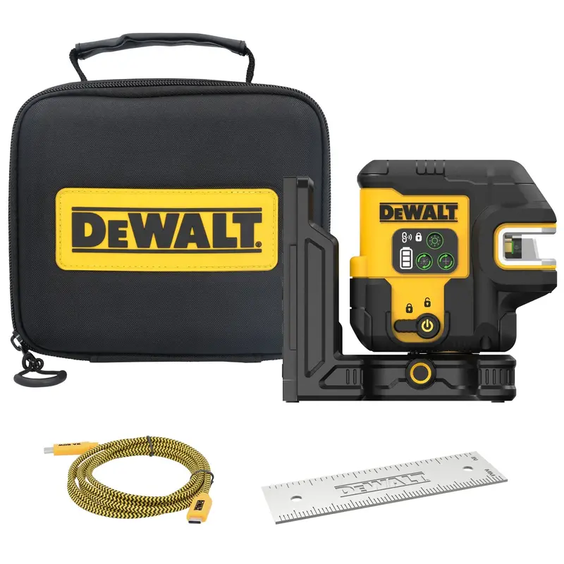 Dewalt Usb-Powered Green 5-Spot & Crossline Laser Base Kit (Dcle14251Gb) 1