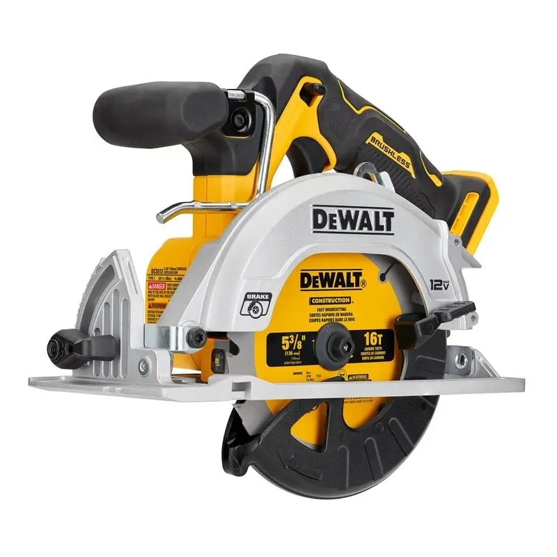 Dewalt Xtreme 12V Max Brushless 5-3/8-Inch Cordless Circular Saw (Bare Tool) 1