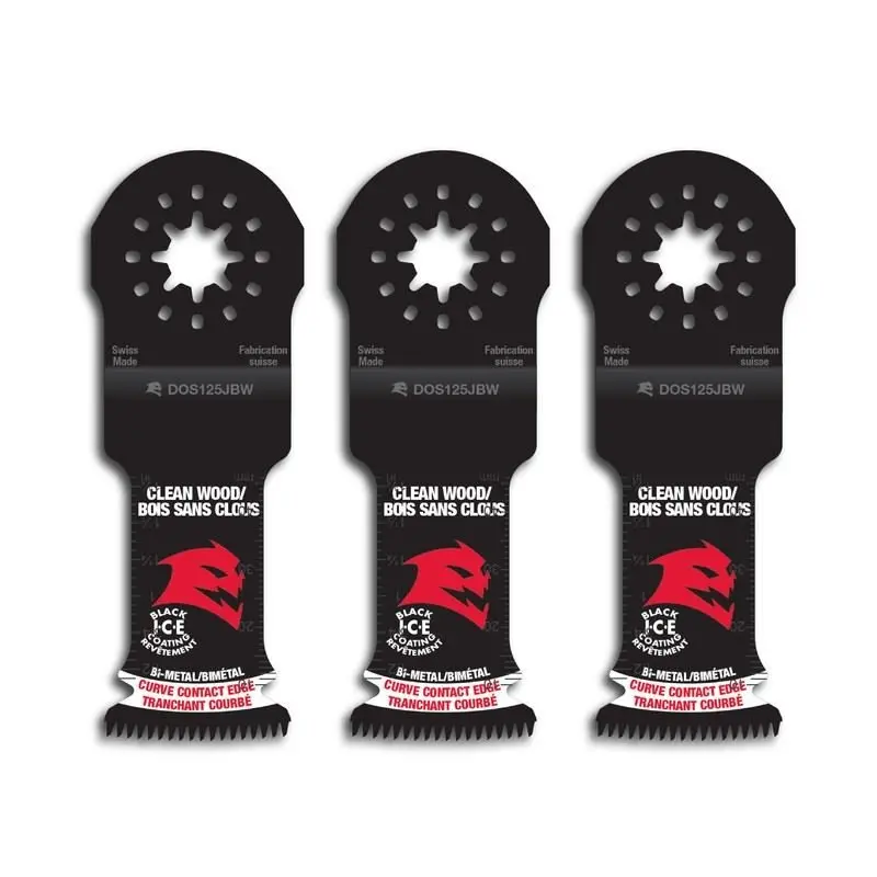 Diablo 1-1/4" Starlock Bi-Metal Oscillating Blades – Clean Wood Cutting (3-Pack) 1