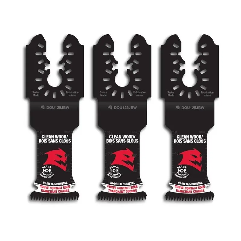 Diablo 1-1/4" Universal Fit Bi-Metal Oscillating Blades – Clean Wood (3-Pack) 1