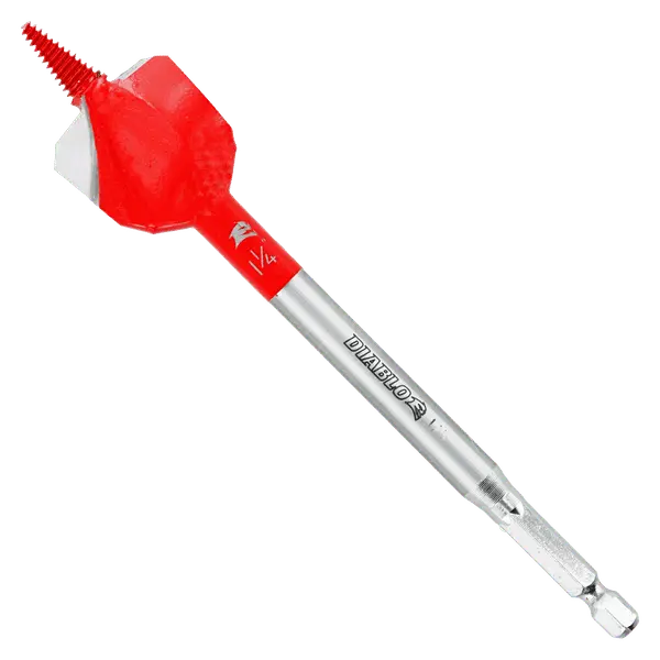 Diablo 1-1/4" X 6" Demo Demon Spade Bit – Heavy-Duty Nail-Embedded Wood Drilling (Dspd4070) 1