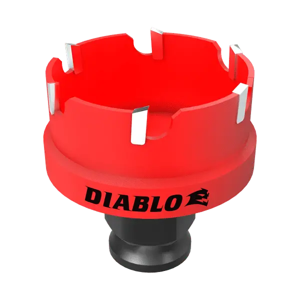 Diablo 1-3/4" Steel Demon Carbide Hole Cutter For Fast, Clean Boring 1