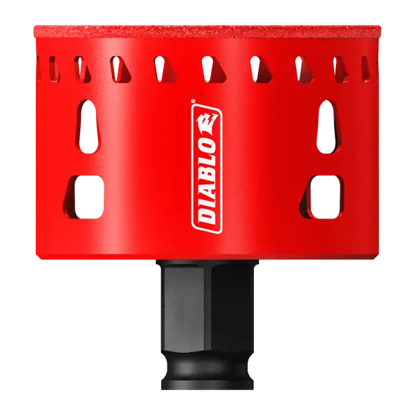 Diablo 2-1/2" Diamond Grit Hole Saw – For Hard, Abrasive Materials 1