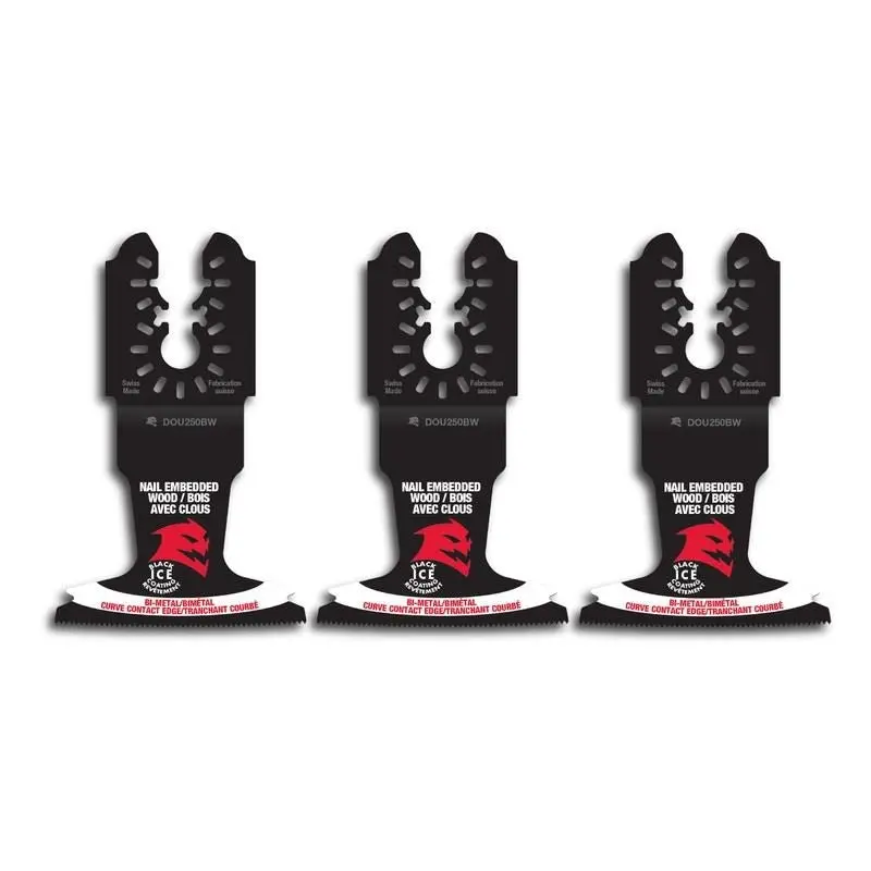 Diablo 2-1/2" Universal Fit Bi-Metal Oscillating Blades – Nail-Embedded Wood (3-Pack) 1