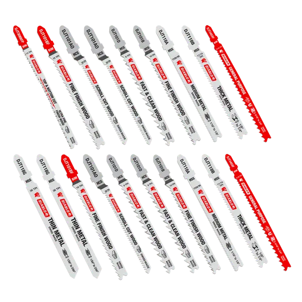 Diablo 20-Piece All-Material Jig Saw Blade Assortment – Wood, Metal & Plastics 1