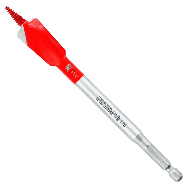 Diablo 3/4" X 6" Demo Demon Spade Bit – Efficient Drilling In Salvaged Or Nail-Filled Timber (Dspd4030) 1