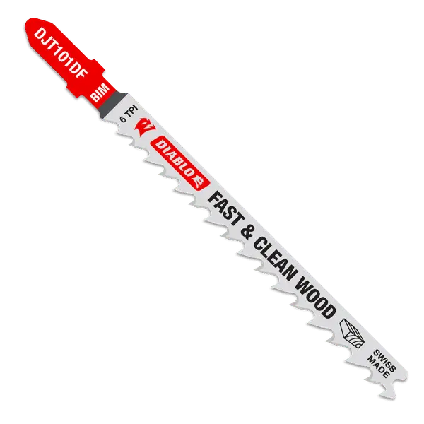 Diablo 4" Bi-Metal Jig Saw Blades – 6 Tpi, 5-Pack For Wood 1