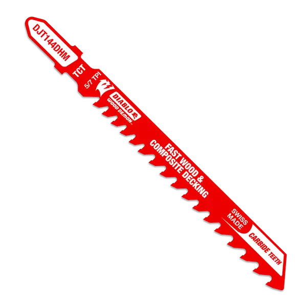 Diablo 4" Carbide Jig Saw Blade – 5/7 Tpi For Composite Decking 1