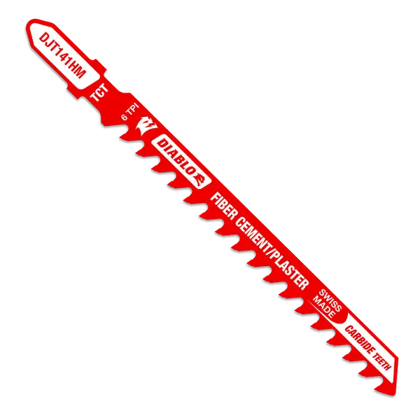 Diablo 4" Carbide Jig Saw Blade – 6 Tpi For Fiber Cement And Plaster 1