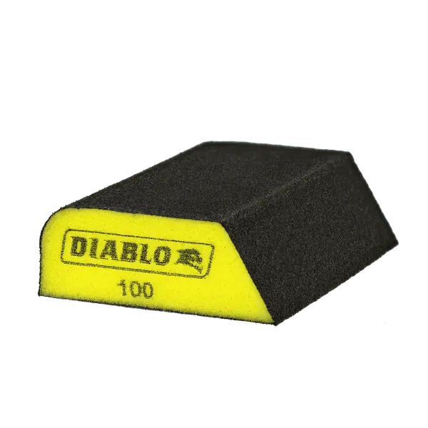 Diablo 4" X 2-1/2" X 1" Dual-Edge Sanding Sponge – 100-Grit 1