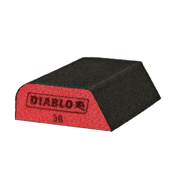 Diablo 4" X 2-1/2" X 1" Dual-Edge Sanding Sponge – 36-Grit 1