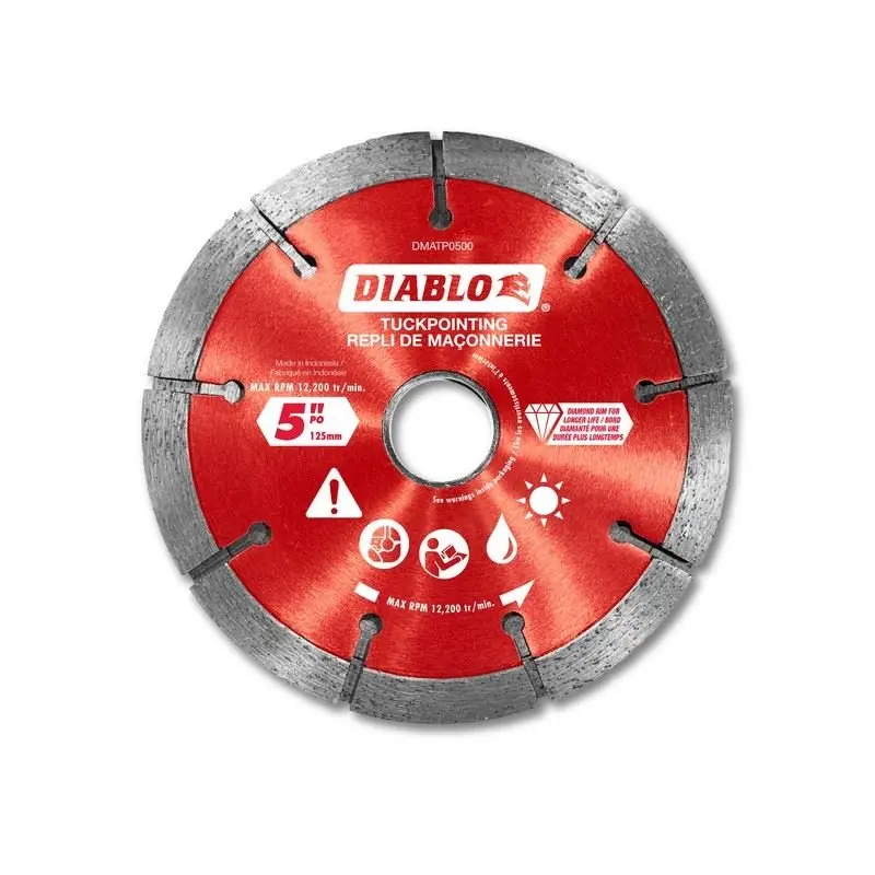 Diablo 5 In. Diamond Tuck Pointing Blade For Masonry Restoration 1
