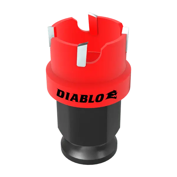 Diablo 7/8" Steel Demon Carbide Hole Saw For Efficient Wood & Composite Drilling 1