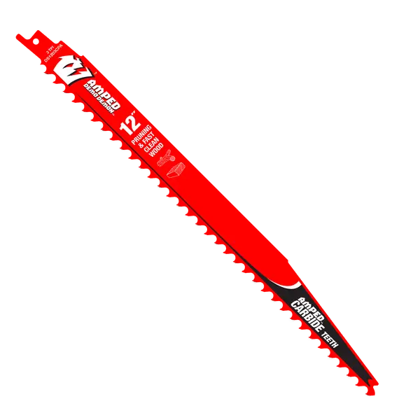 Diablo Ds1203Cpa3 12" 3Tpi Amped™ Demo Demon™ Carbide Reciprocating Saw Blade – Pruning & Clean Wood Cuts 1