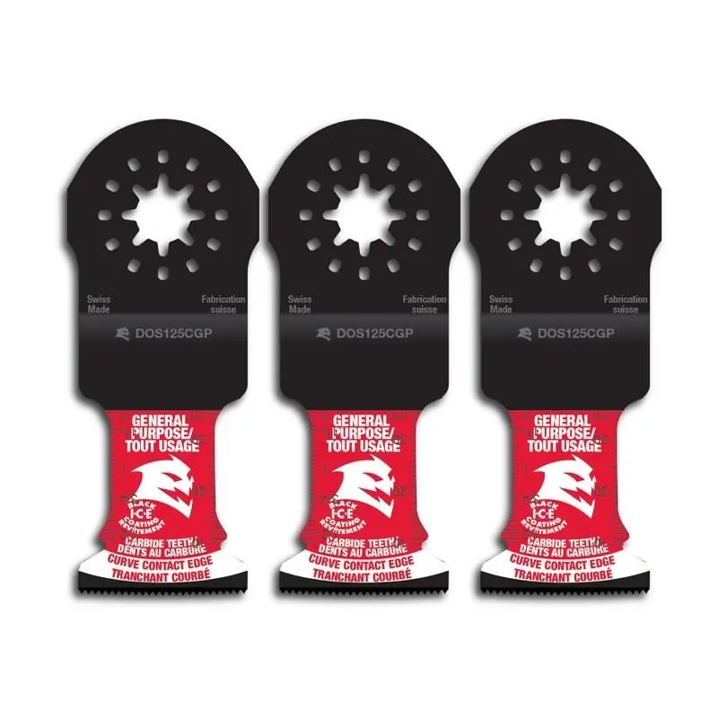 Diablo Starlock 1-1/4" Carbide General-Purpose Oscillating Blades (3-Pack) 1