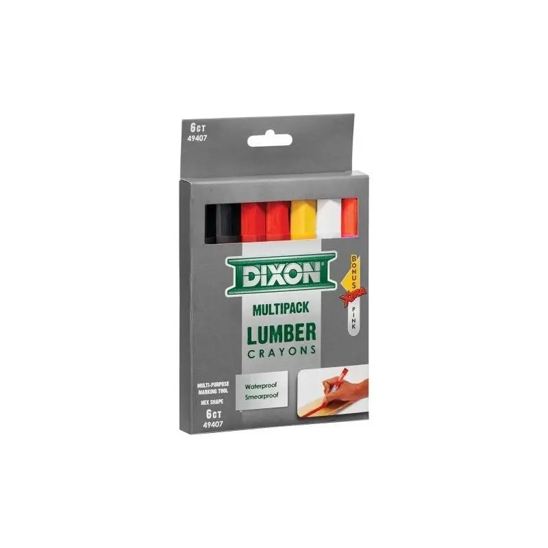 Dixon Industrial Heavy-Duty Lumber Marking Crayons 1