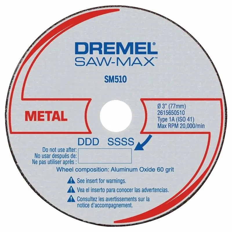 Dremel Sm510C 3-Piece Metal Cut-Off Wheel Set For Saw-Max 1