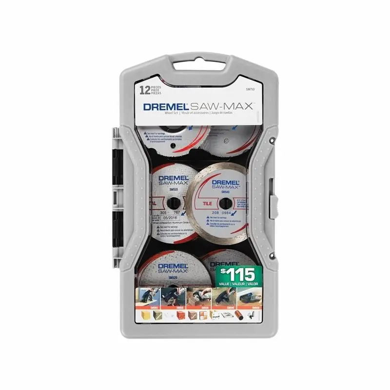 Dremel Sm710 Saw-Max 12-Piece Genuine Cutting Wheel Set 1
