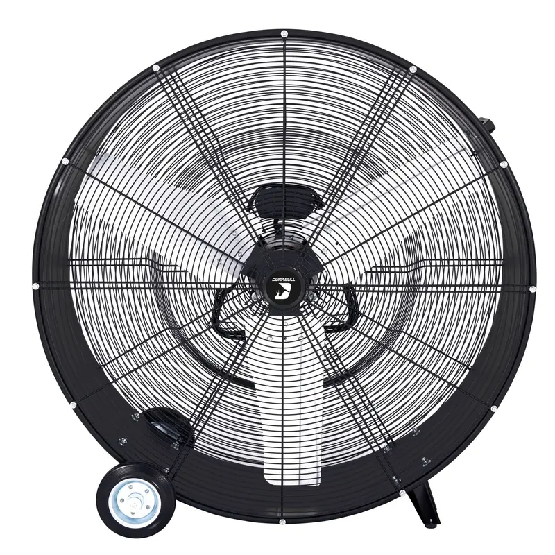 Durabull 36-Inch Commercial Drum Fan With Mobility Wheels 1