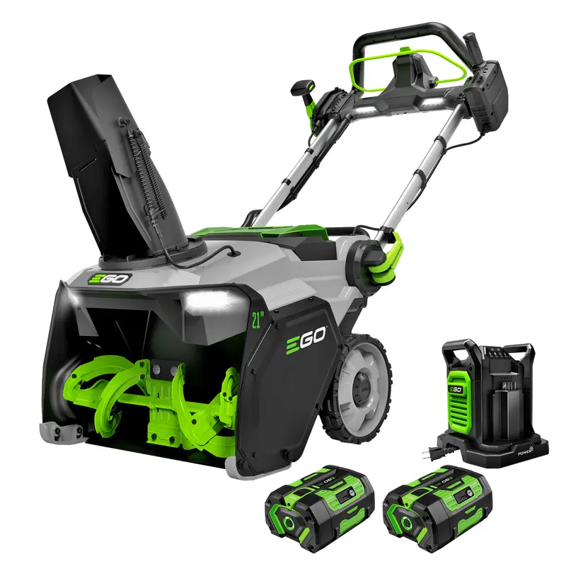 Ego Power+ 21" Single-Stage Cordless Snow Blower – Snt2134 With Dual 6.0Ah Batteries & Dual-Port Charger 1
