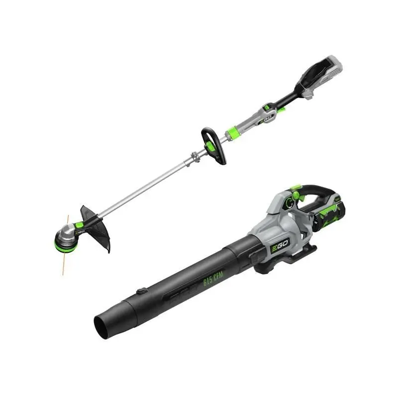 Ego St6151Lb Power+ 15-Inch String Trimmer With Aluminum Telescoping Shaft And 615 Cfm Blower – Combo Kit 1