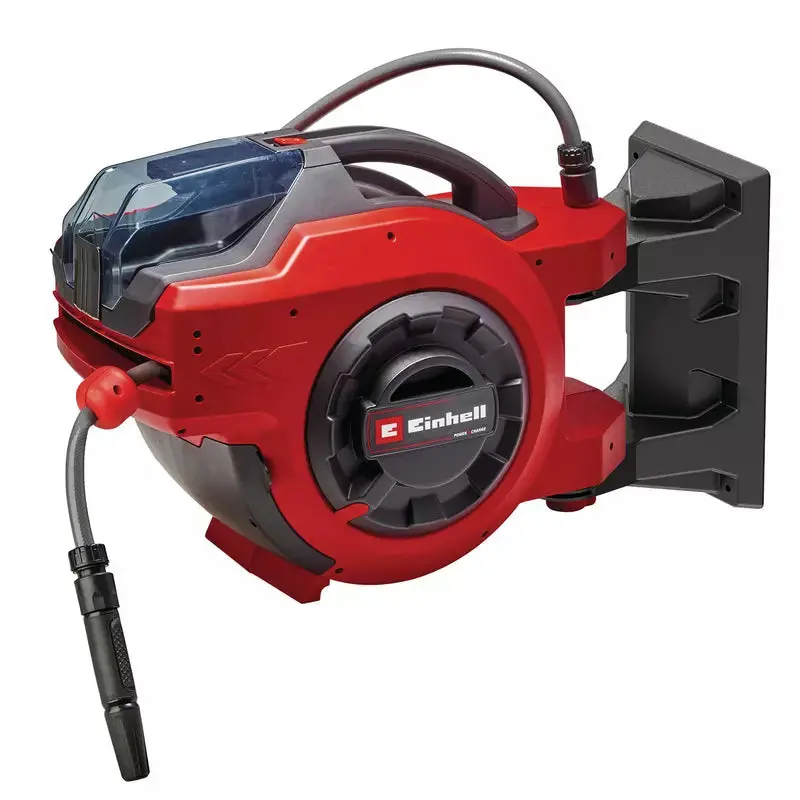 Einhell Ge-Hr18/30Li 18V Cordless Water Hose Reel – 5/8" X 100 Ft, Includes Battery & Charger 1