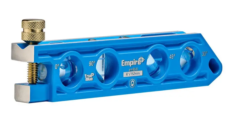Empire Em85.6 6-Inch True Blue™ Magnetic Torpedo Level — Die-Cast Aluminum 1