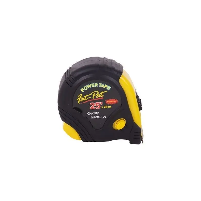 Fatpat 25-Foot Compact Tape Measure – Slim Housing, Self-Locking Blade 1